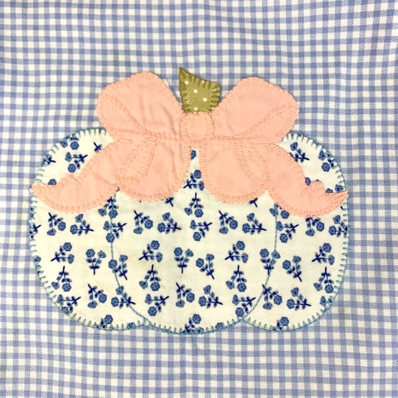 Christmas Santa/Pumpkin red/blue Gingham reversible A-line scallop jumper dress - Picture 4 of 14